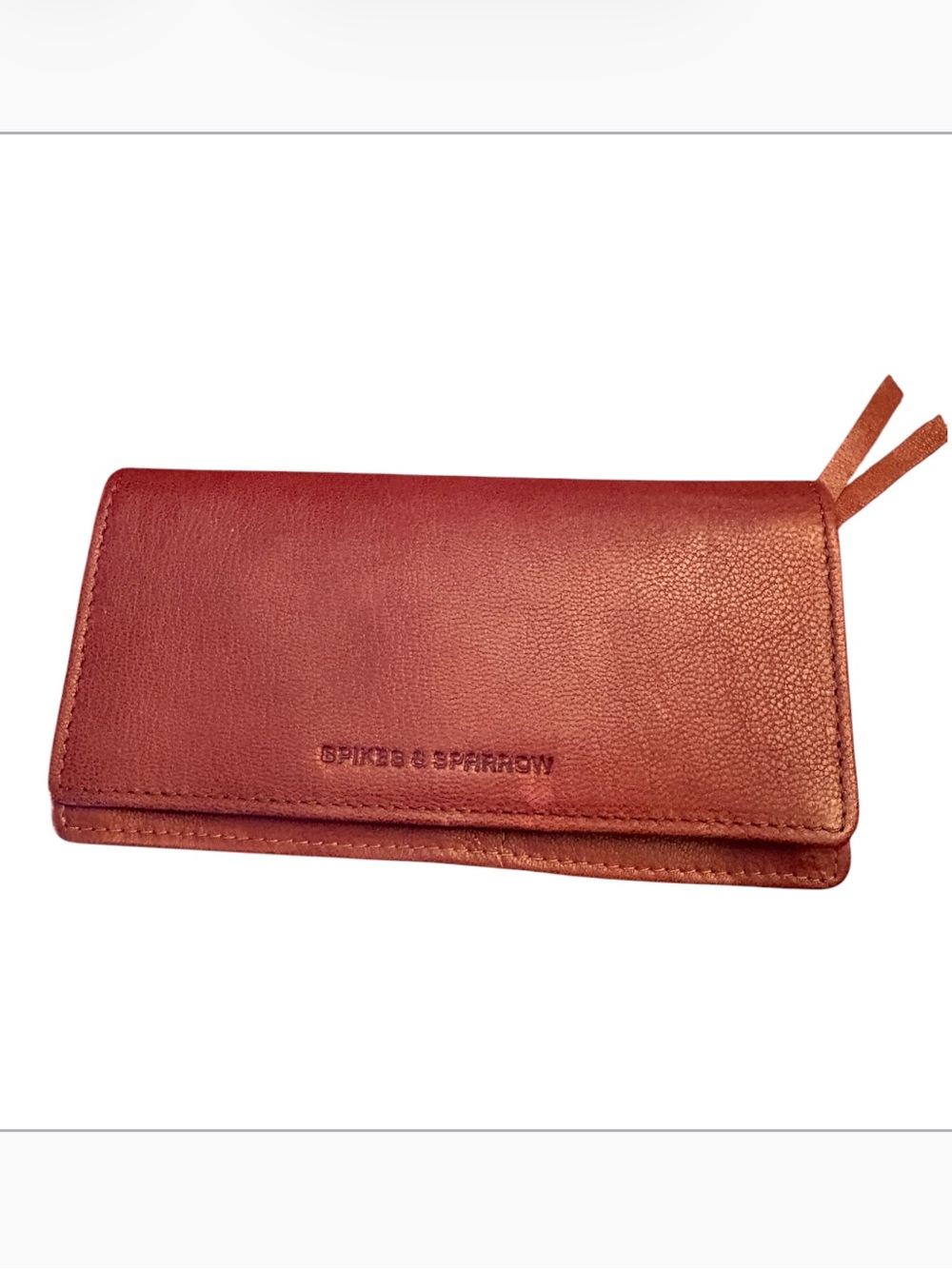 Spikes & Sparrow Genuine Brandy Leather Wallet